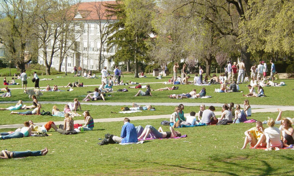 Students On Jmu Quad 3452953